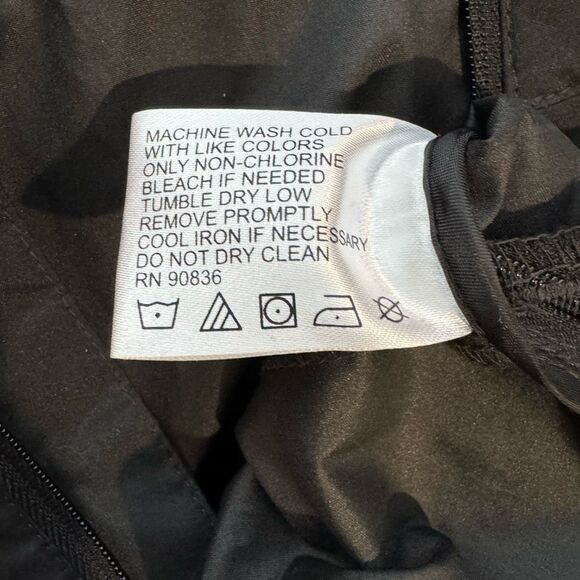 Port Authority Men’s Jacket Black Pullover Windbreaker Jacket Half Zip Large - Picture 7 of 7